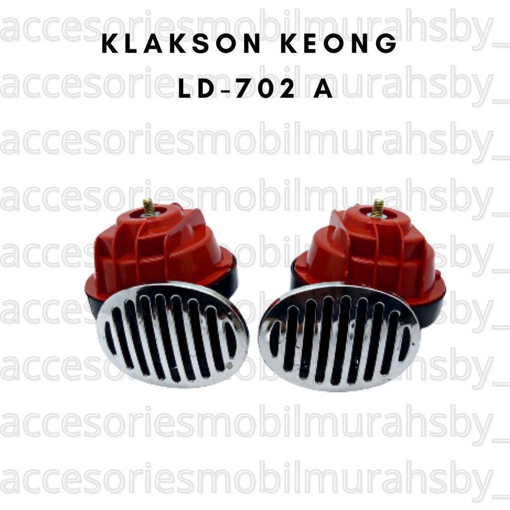 BEST SELLER KLAKSON KEONG DOBLE ISI DUA + Relay , SATU SUARA bisa untuk motor dan mobil 12v suara ngeBASS