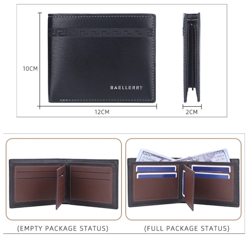 DOMPET LIPAT PRIA KULIT BAELLERRY ORIGINAL KECIL IMPORT RAFA WA499B5 PENDEK MINI PREMIUM SLOT KARTU UANG COWOK KEREN DISTRO LAKI MURAH REMAJA KEKINIAN TERBARU BATAM BRANDED