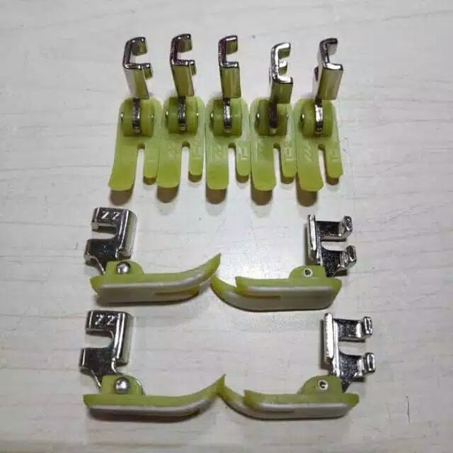 PRESSER FOOT SEPATU TEFLON PLASTIK MESIN JAHIT INDUSTRU JARUM 1