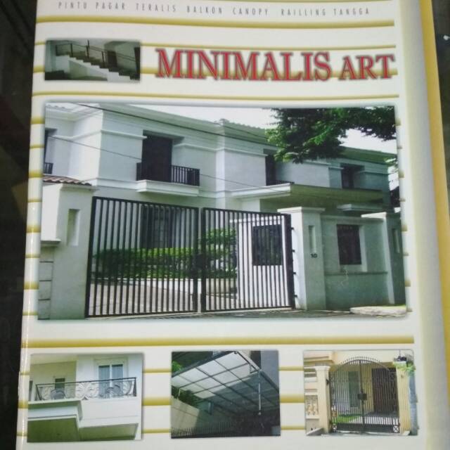 Buku katalog tralis kanopi balcon ralling tangga pintu gerbang model minimalis buku besar