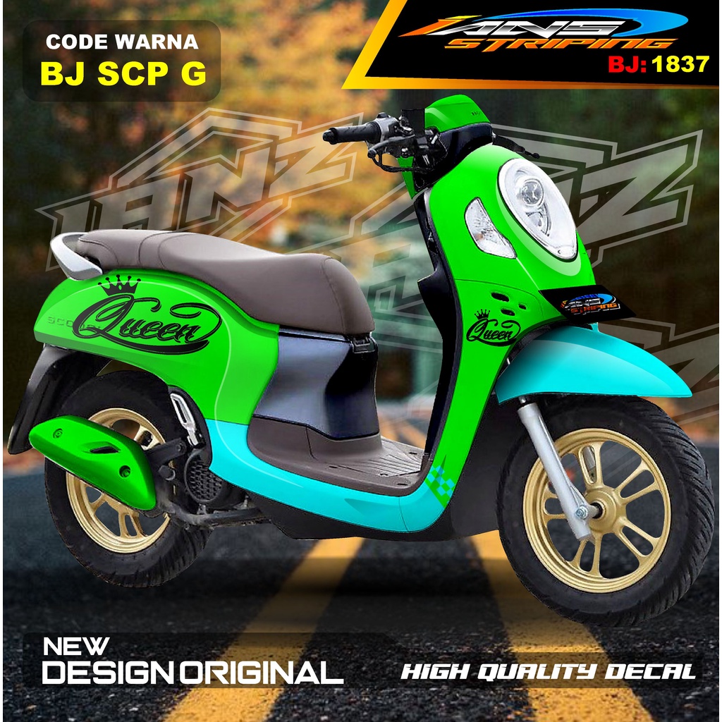 STICKER SCOOPY FULL BODY / STIKER SCOOPY FULL BODY / STIKER MOTOR SCOOPY NEW DESAIN / STIKER MOTOR TERMURAH