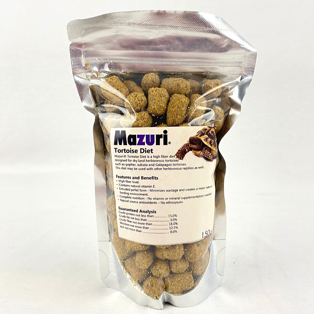 

MAZURI Makanan Kura Darat Tortoise Diet 150gr