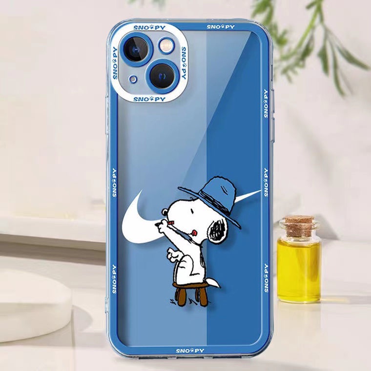 Soft Case TPU Silikon Transparan Motif Anjing Lucu Untuk IPhone 14 Pro Max 11 13 12 XS XR X 8 7 6S Plus