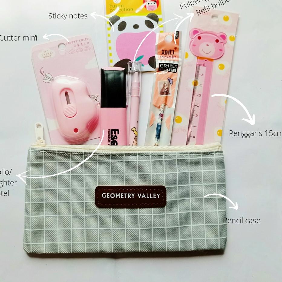 

HARGA TERMURAAH..!! SET ALAT TULIS 7 IN 1/PAKET ALAT TULIS 7 IN 1/SET STATIONARY FANCY/SET STATIONERY AESTHETIC
