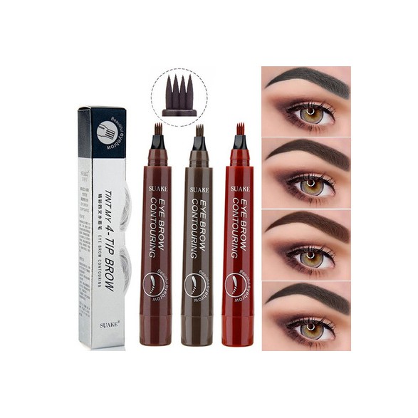 Pensil Alis Natural Anti Air Tahan Lama / Microblading Eyebrow Tattoo Pen Waterproof