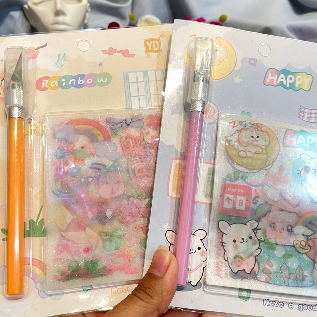 PAKET STICKER PLUS PISAU PEMOTONG NYA IMPORT MODEL KARAKTER SUPER CUTE HAMPERS KREATIVITAS ANAK-ANAK GAMBAR LITTLE GIRL KARTUN HARGA TERMURAH BISA COD DAN GROSIR SPESIAL PRICE PAKET STICKER PLUS PISAU PEMOTONG NYA IMPORT MODEL KARAKTER SUPER CUTE