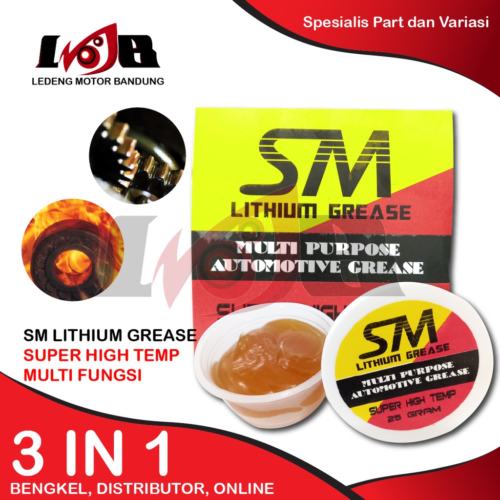 Grease CVT SM Stempet Pelumas Gemuk Motor Matic 25 gram