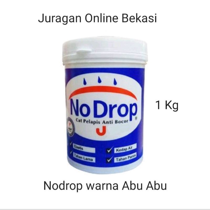No Drop 1kg Cat Pelapis Anti Bocor Abu Abu