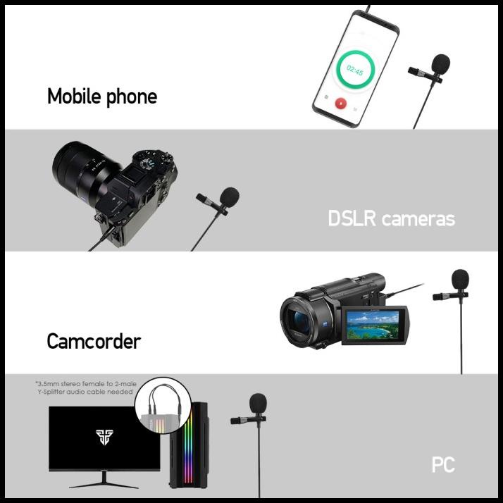 Fantech Mic Clip On Mv01 Lavalier Microphone