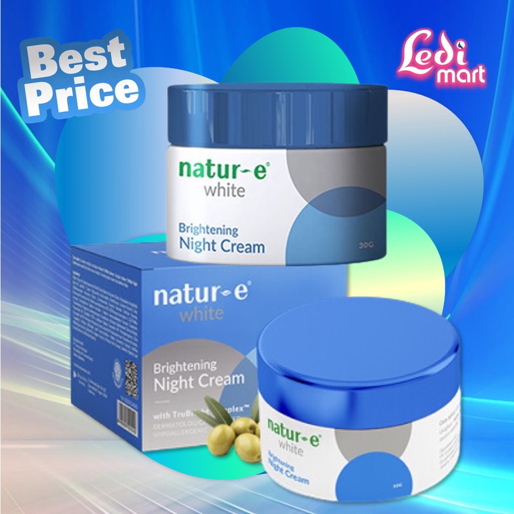 ORIGINAL Natur-E White Brightening Night Cream 30gr / Natur E / LEDI MART