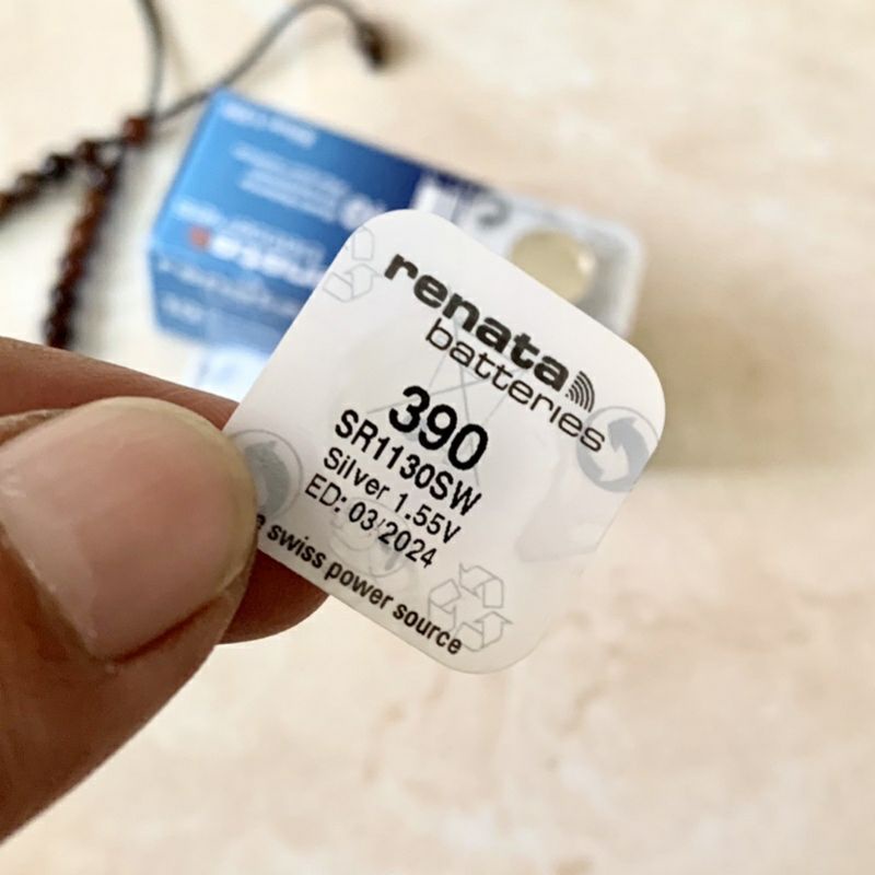 RENATA BATERAI JAM 390 SR1130SW SR 1130 SW ORIGINAL SWISS