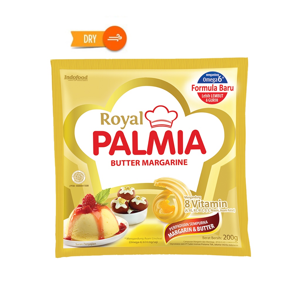 

Royal Palmia Mentega Margarin / Butter Margarine 200gr