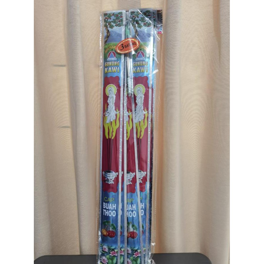 Buruan Serbu] Hio Dupa Gunung Kawi Cap Buah Thoo Isi 3 Batang