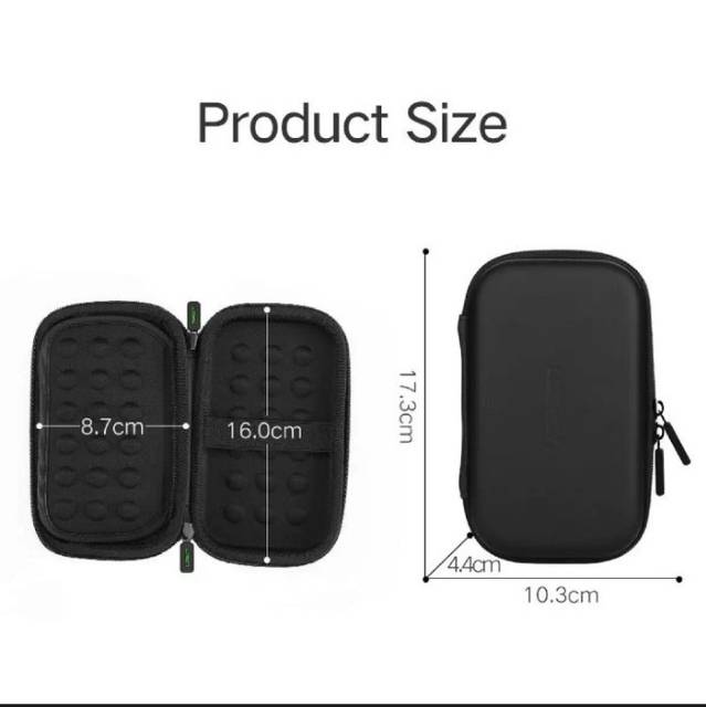 Ugreen Case Hard Disk Powerbank Earphone Hard Drive SSD Small &amp; Large Size