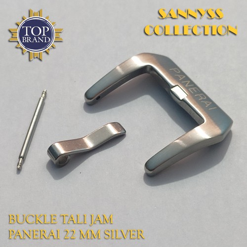BUCKLE TALI JAM TANGAN PANERAI 22 MM STAINLESS SILVER