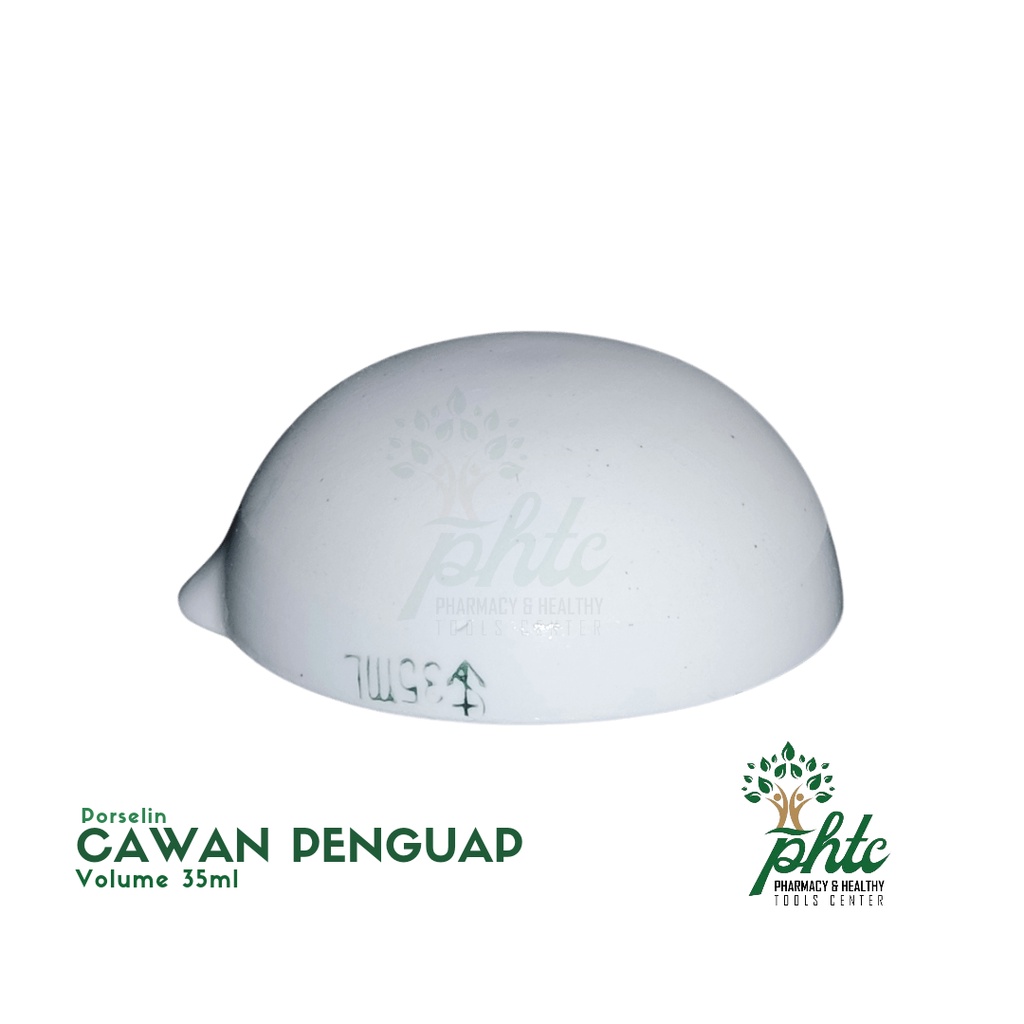 Cawan Uap 35ml l Cawan Porselin 35ml - Cawan Penguap