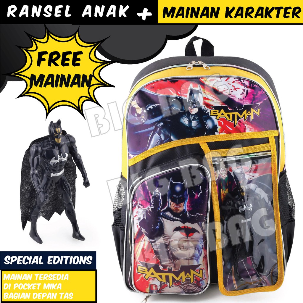 Tas Anak Laki Laki - RANSEL SEKOLAH  - EAST WIND +MAINAN - TAS SEKOLAH ANAK