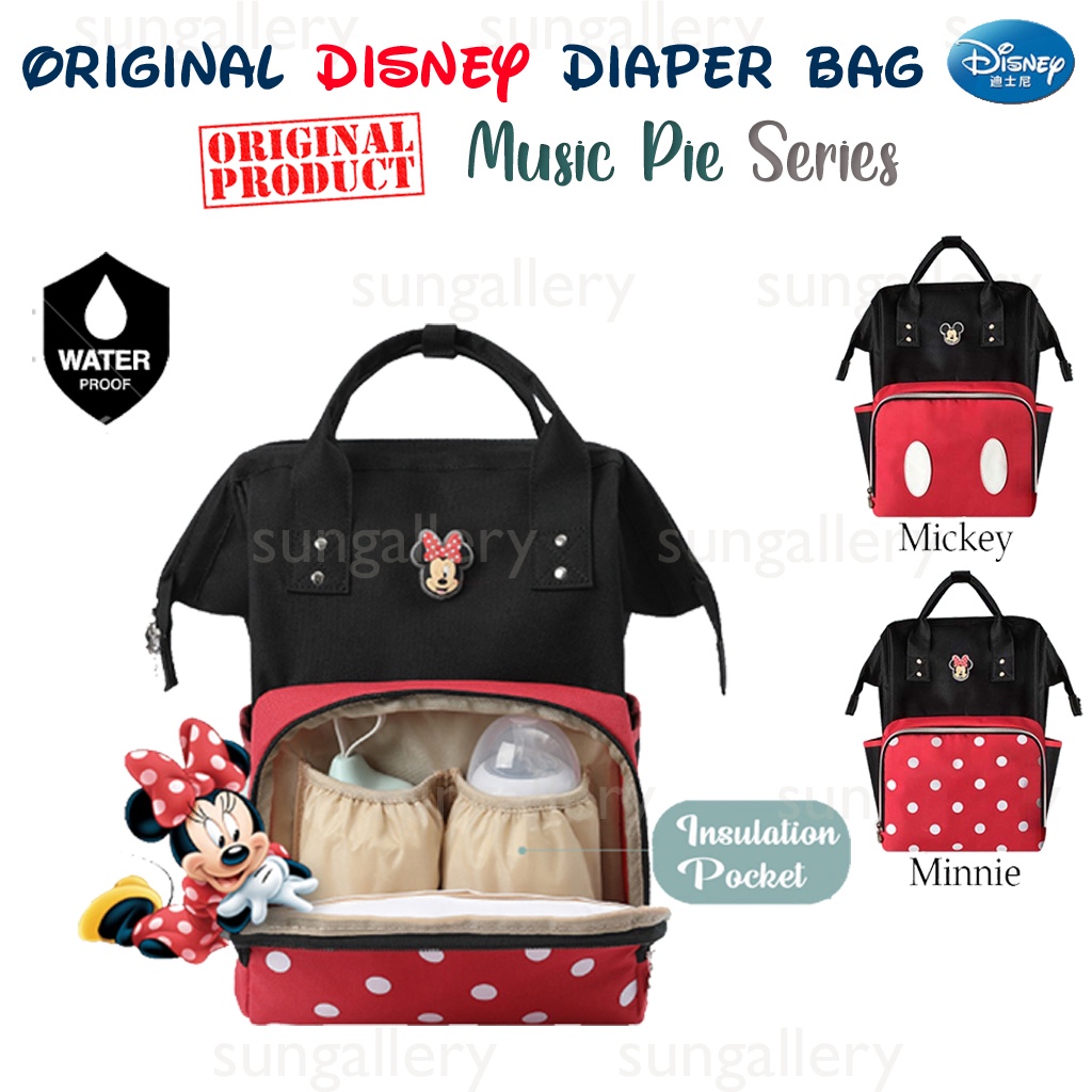 Tas Bayi Tas Bayi Multifungsi Baby Diaper Bag Disney Tas Bayi Tas Bayi Travelling Tas Baby