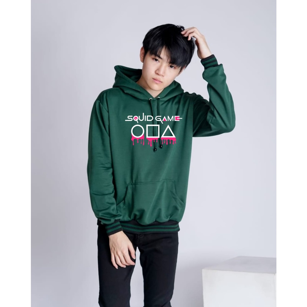 bisa COD / POLILE - HOODEI FRONTMAN SQUIDGAME / netflix / korea / new hot list / game / tringle / square / circle / hoodie pria / terbaru