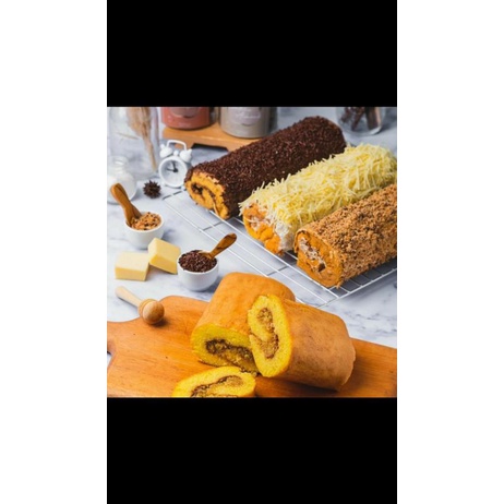

[KAYLA BAKERY] Bolu Gulung Premium Isian Di Dalam