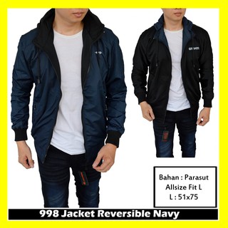 88 Model Jaket Parasut Navy HD
