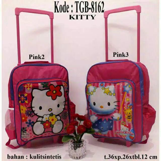 PROMO TAS  TROLEY anak tas  ransel troley karakter hello 