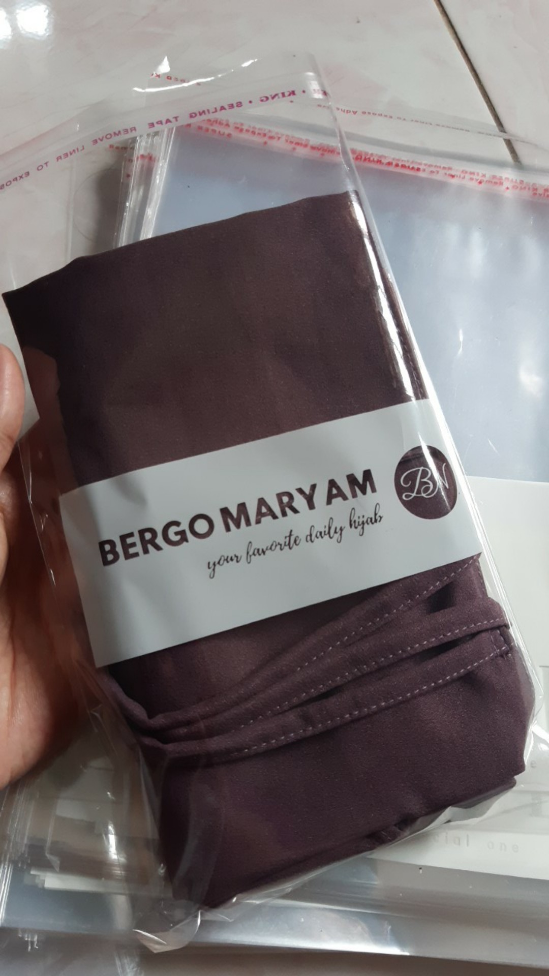 Sablon Plastik Opp Ukuran 20x25 Isi 100 Pcs Cocok Untuk Kemasan Hijab