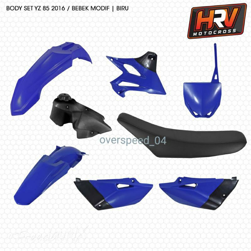 BODY SET YZ 85 NEW BODY SET TRAIL YZ 85 NEW BIRU YZ 85