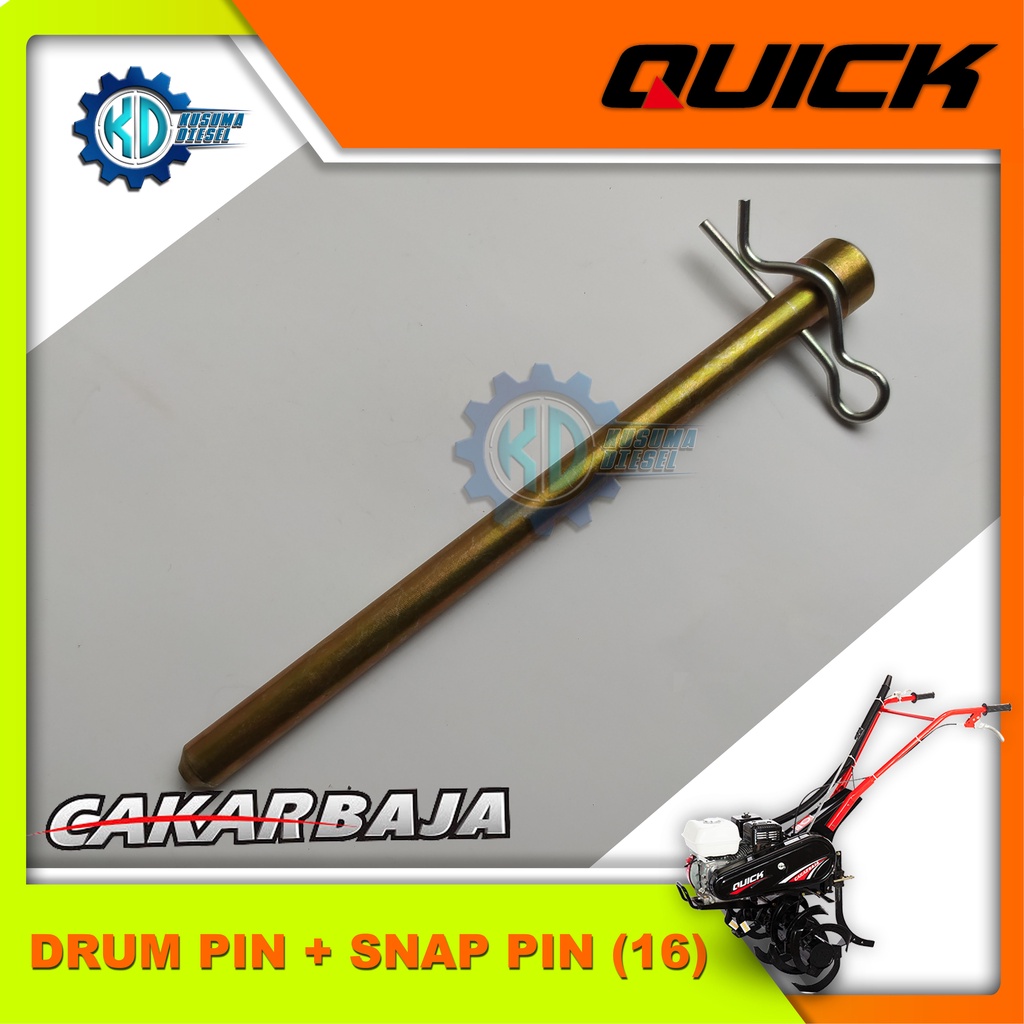 DRUM PIN, CAKAR BAJA (SP) + Snap Pin Cakar baja - pen kancing cakar baja set - pin rotary - penganci