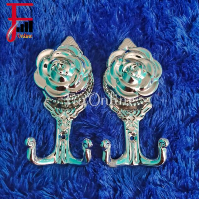 Hook gorden mewah elegan cantolan gorden pengait tali gorden