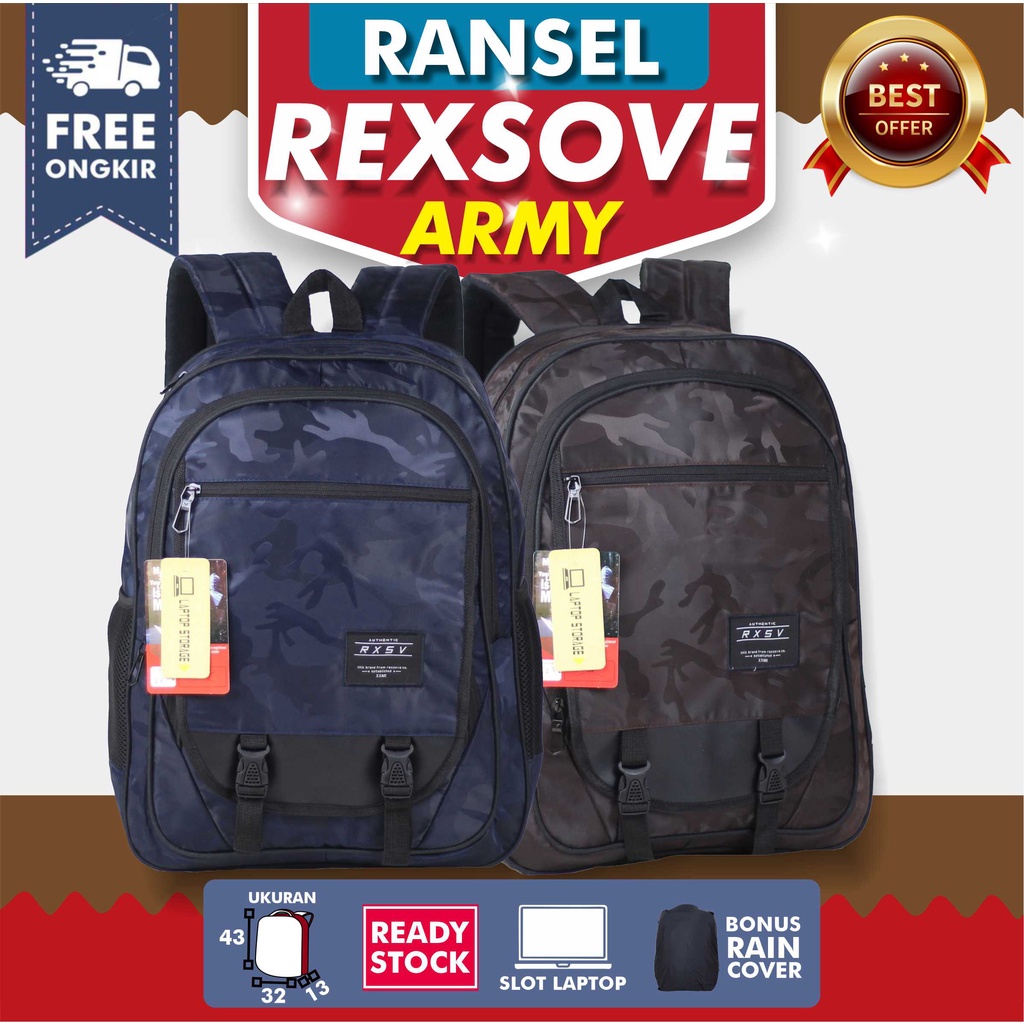 OBRAL DISKON PROMO TAS SEKOLAH PRIA RANSEL BACKPACK SD SMP SMA KULIAH KERJA LAPTOP MURAH AWET KEREN