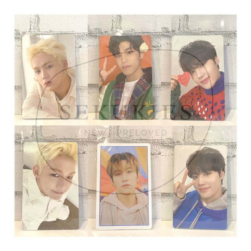 Photocard Treasure PC The Second Step: Chapter One Blue and Green Version Haruto Junkyu Hyunsuk Yosh