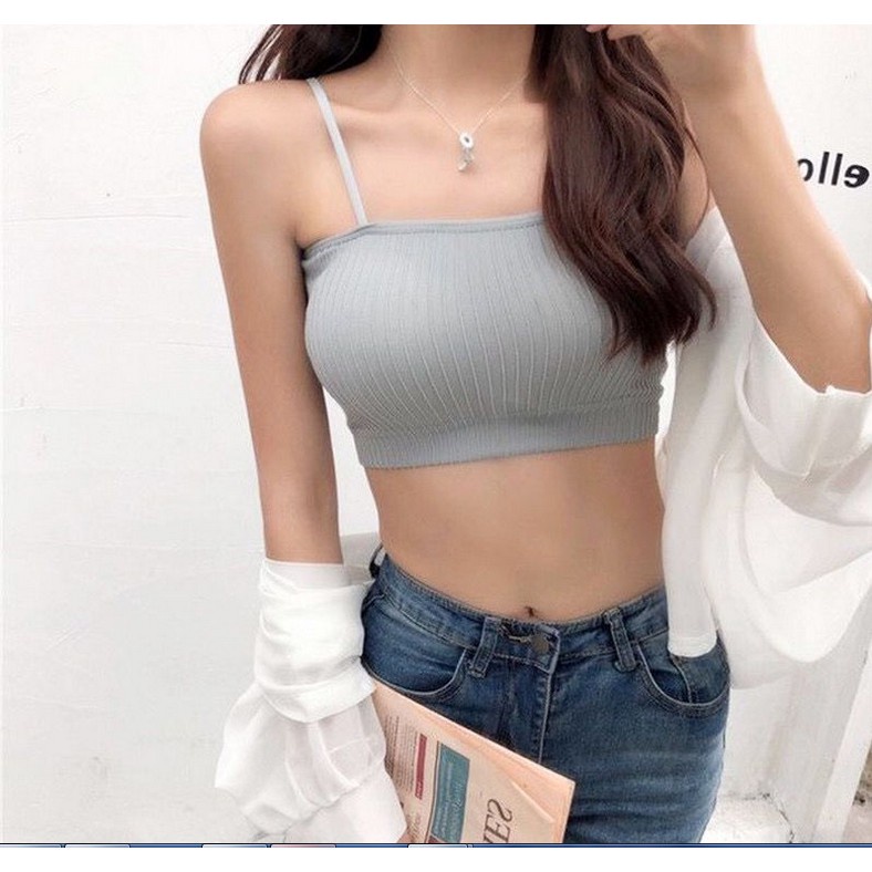 Bra Wanita Korea Tanpa Kawat Tanktop Tube Top Bahan Halus Bra Simple Import Murah / Bra Kemben Tube Tali Tanpa Kawat Dalika