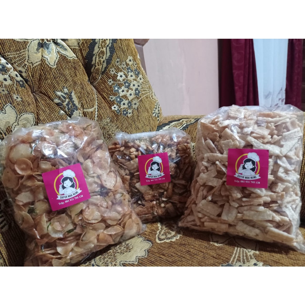 

Keripik Kripik Singkong | Manggleng | Enak Renyah Murah Rasa Original DAPUR MAK NUNG 500GRAM