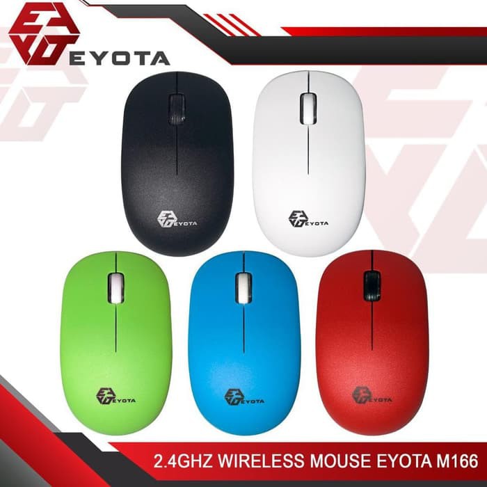 Mouse wireless eyota m166 optical 2.4ghz Color