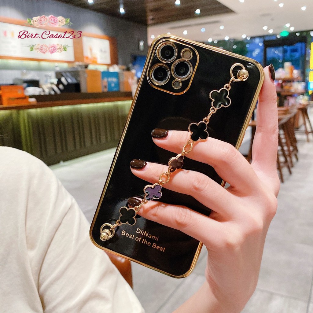 Y011 SOFTCASE SHINE PLATING CASE RANTAI DIINAMI IPHONE 6G 6+ 7G 8G SE 2020 7+ 8+ X XS MAX XR 11 12 PRO MAX PLUS BC5933