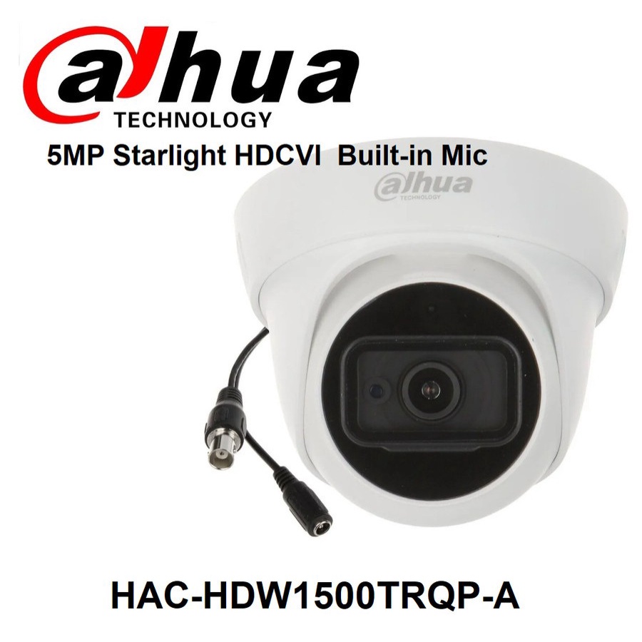 KAMERA CCTV DAHUA 5MP HDW1500TRQP-A CAMERA DAHUA BUILT-IN MIC