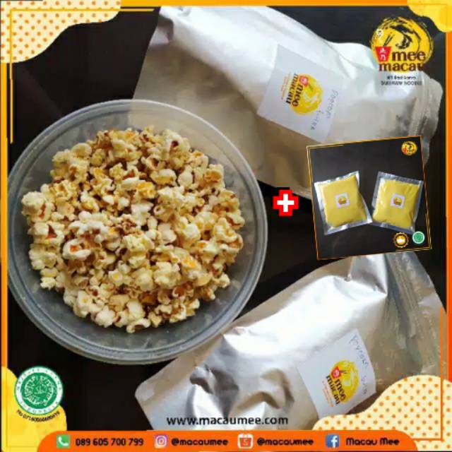 PAKET POPCORN CREAMY | Popcorn + Butter | Snack Teman Nonton Jagung | 50 Gram