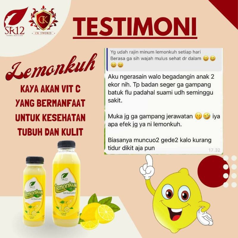 

Lemonkuh SR12, sari lemon asli