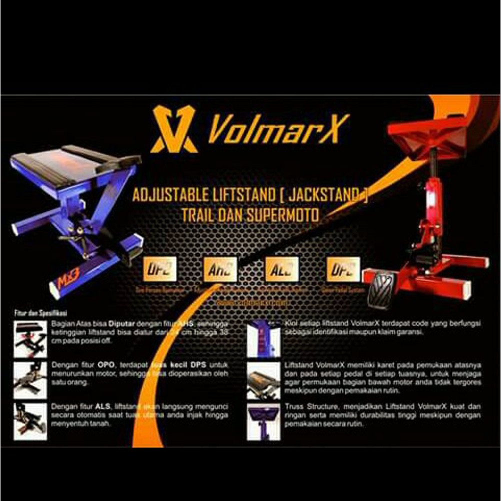 Lihat Detal jack stand crf 150L terakhir