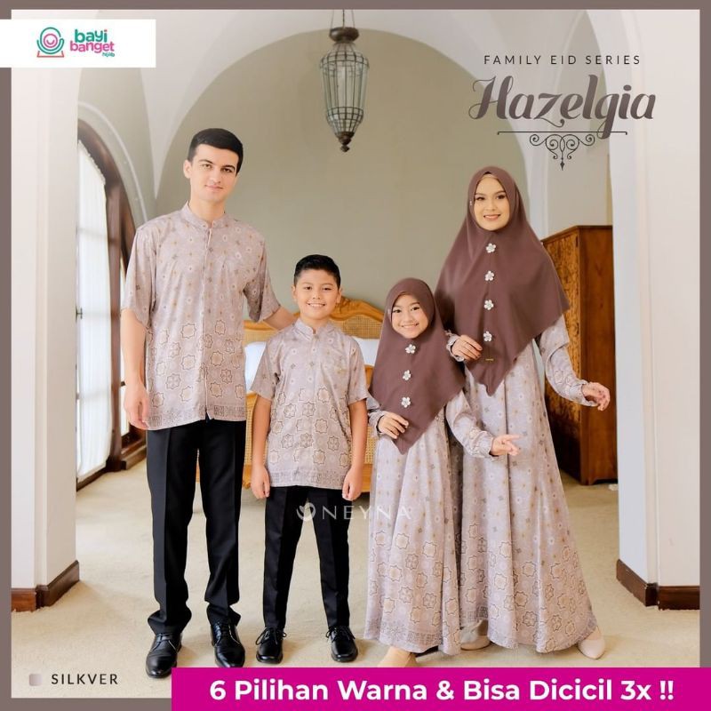 gamis keluarga gamis lebaran gamis ibu anak sarimbit keluarga sarimbit lebaran famset hazelgia neyna