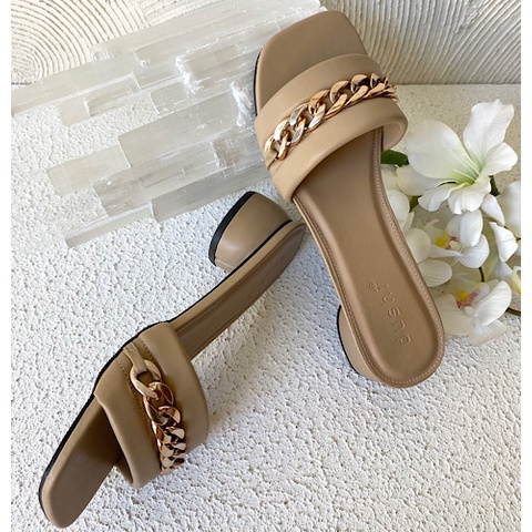 DUSHI Delisha heels - sandal hak tahu wanita 4CM