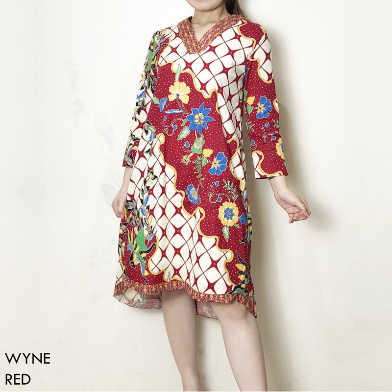 WYNE DRESS - Dress Batik Wanita Terusan Wanita