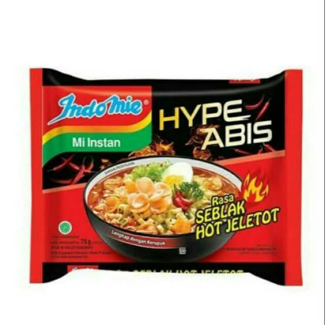 Indomie Seblak Hot Jeletot Indomie Hype Abis Seblak Hot Jeletot