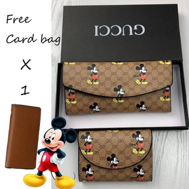 Dompet gucci mickey mouse