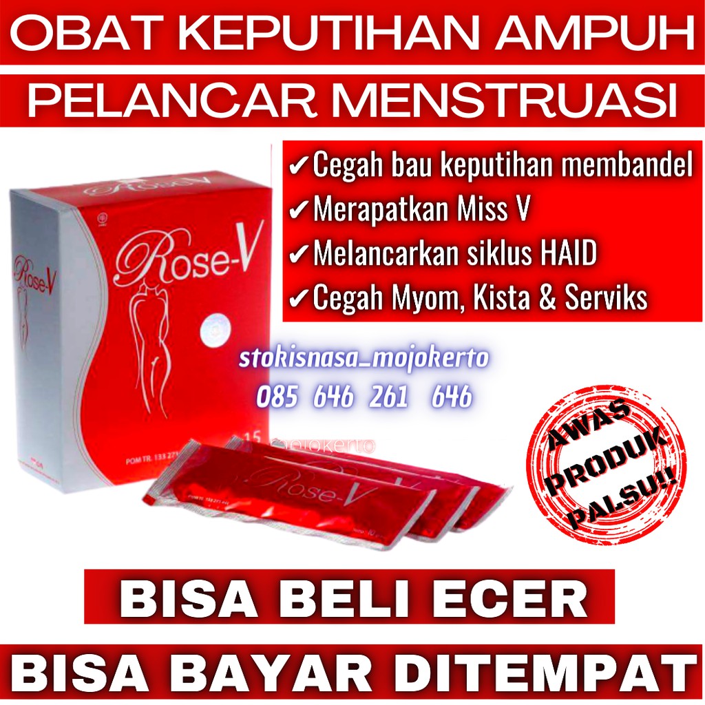 Jual Obat Pelancar Haid Ampuh Herbal Alami Sudah Halal And Bpom Rose V