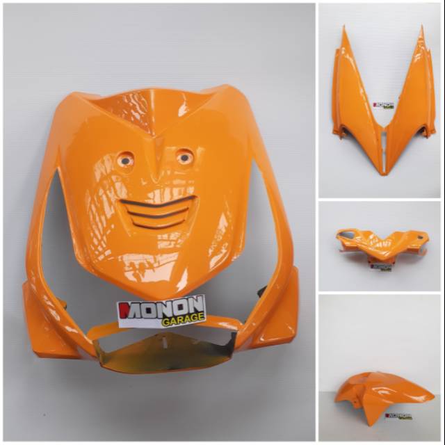 Cover Body Alus Honda Beat Karbu Warna Orange Shopee Indonesia