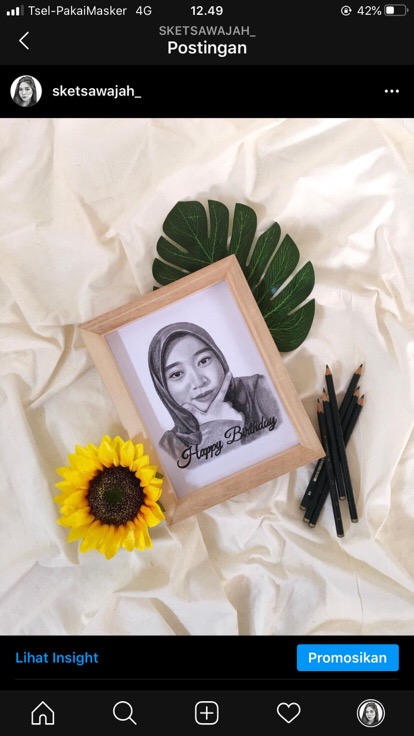 Daun Maple Artificial Lembaran