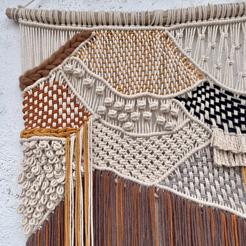 macrame weaving 70x95cm