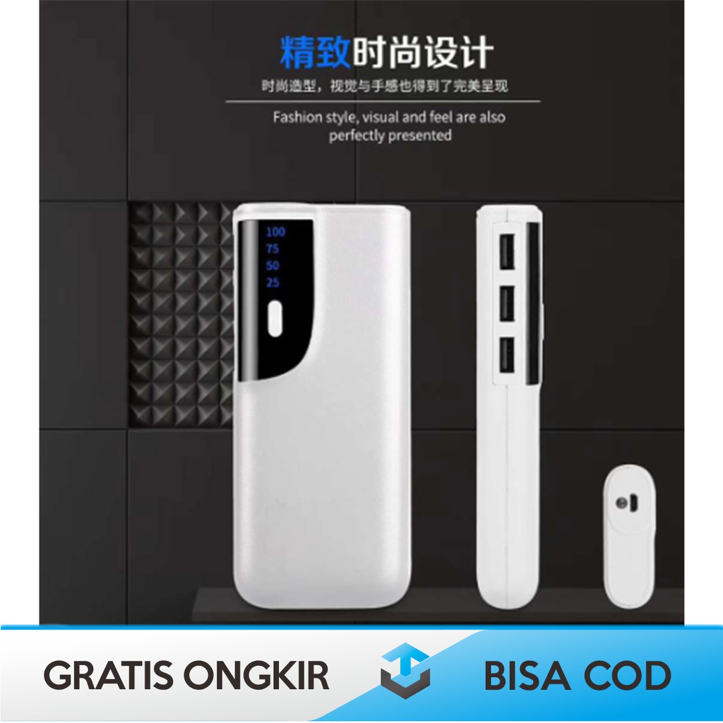 SMART POWERBANK ORIGINAL TRUSTFIRE PH50 3 USB PORT 20000 mAH WITH LCD DISPLAY - SMART POWER BANK ORI